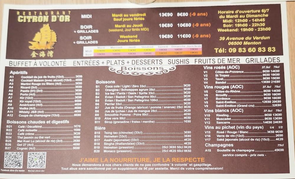 Citron D’or - Menu Image 4